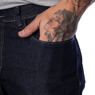 Calça Jeans Masculina Dixie Modelagem Reta Azul Escuro
