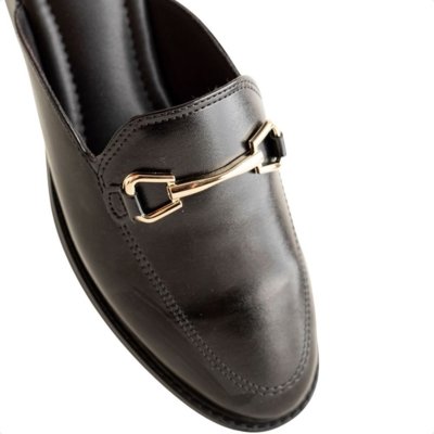 Mule Rasteira Dm Solare Preto
