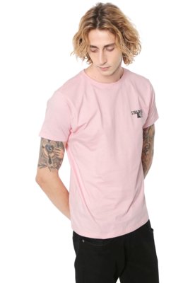 Camiseta Doc Dog Manga Curta Estampada Rosa Menor preço em Camiseta Doc Dog Manga Curta Estampada Rosa