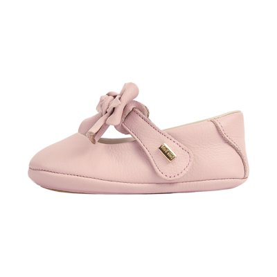 Sapatilha Boneca Menina Doce Bebê Rosa com laço na ponta Menor preço em Sapatilha Boneca Menina Doce Bebê Rosa com laço na ponta