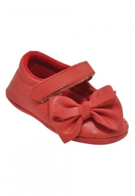 Sapatilha Doce Bebê Boneca Vermelho Menor preço em Sapatilha Doce Bebê Boneca Vermelho
