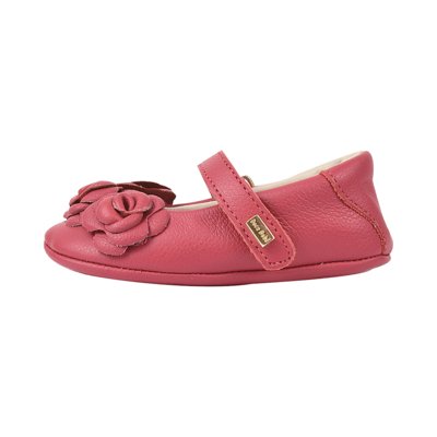 Sapatilha Doce Bebê Boneca flores moldadas Vermelho Menor preço em Sapatilha Doce Bebê Boneca flores moldadas Vermelho