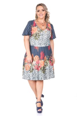 Vestido Domenica Solazzo Lovely Marinho Menor preço em Vestido Domenica Solazzo Lovely Marinho