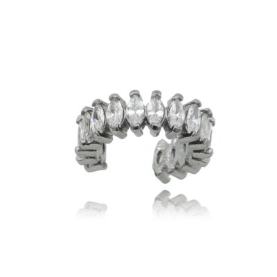 Brinco Drusi Semi Joias Piercing Fake Pressão Navetes Cristal Menor preço em Brinco Drusi Semi Joias Piercing Fake Pressão Navetes Cristal