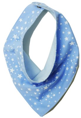 Babador Bandana Dupla Face Estrelas Duccini Azul Menor preço em Babador Bandana Dupla Face Estrelas Duccini Azul