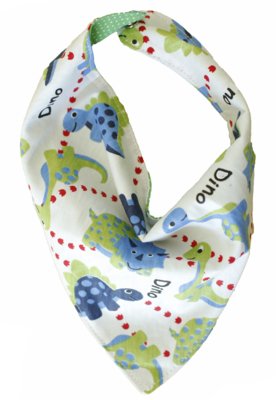Babador Duccini Bandana Dupla Face Estampado Branco/Verde Menor preço em Babador Duccini Bandana Dupla Face Estampado Branco/Verde