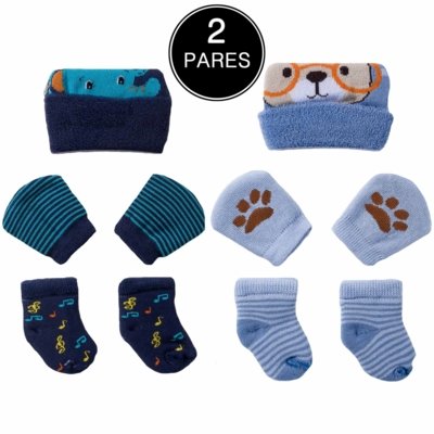 Kit 2 Conjunto Duck Bebe Fofurinha Azul Escuro Menor preço em Kit 2 Conjunto Duck Bebe Fofurinha Azul Escuro