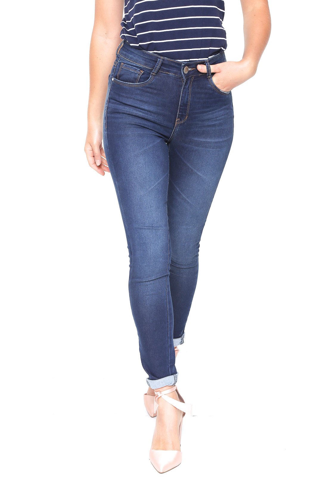 calça jeans dudalina