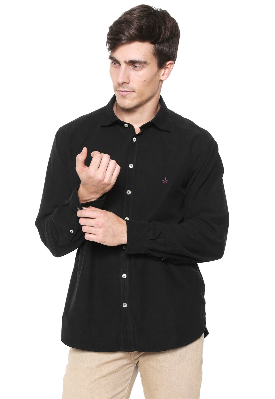 camisa dudalina preta