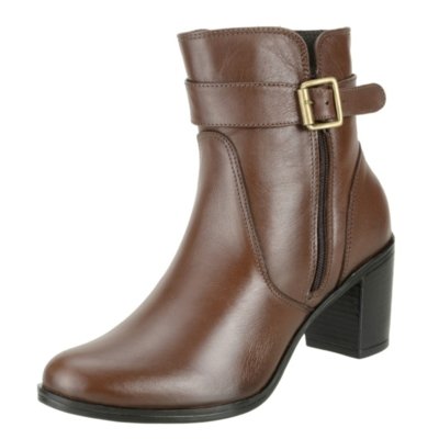 Bota DuduDias10 Cano Curto Zíper Chocolate Menor preço em Bota DuduDias10 Cano Curto Zíper Chocolate