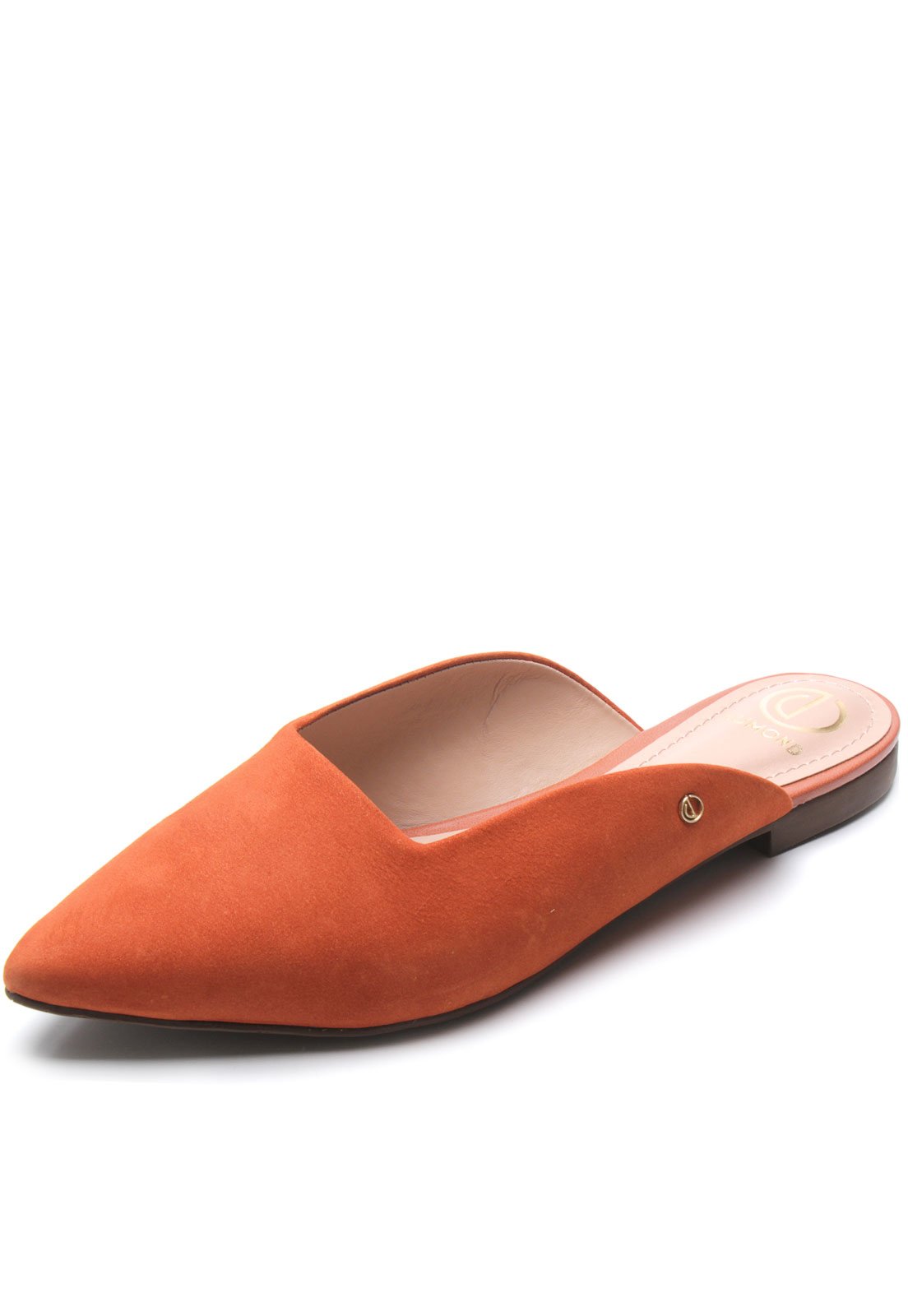 mule couro dumond