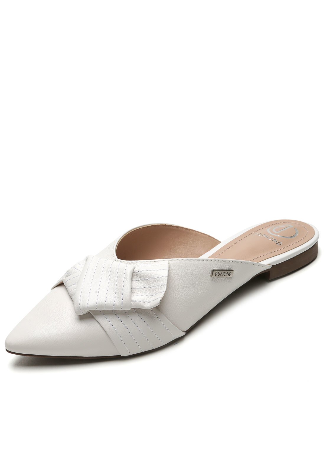 mule couro dumond