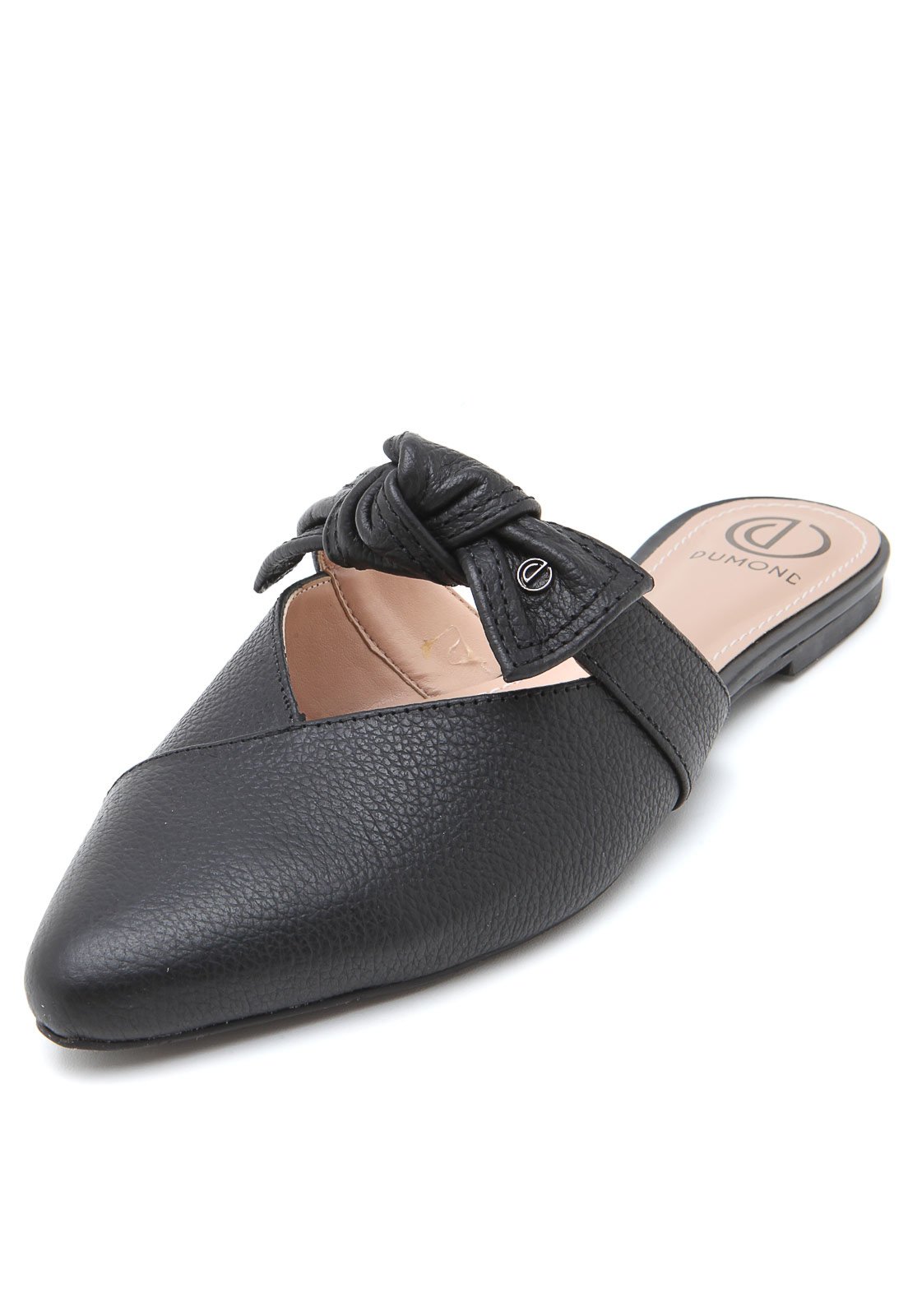 mule couro dumond