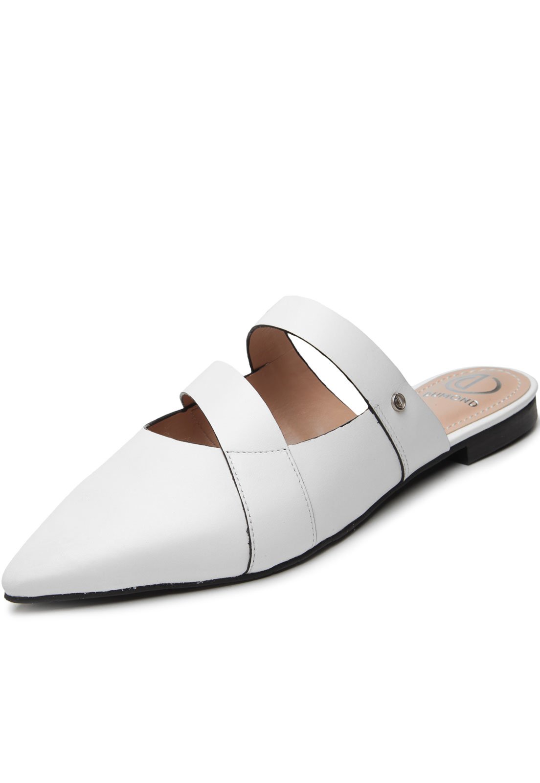 mule couro dumond