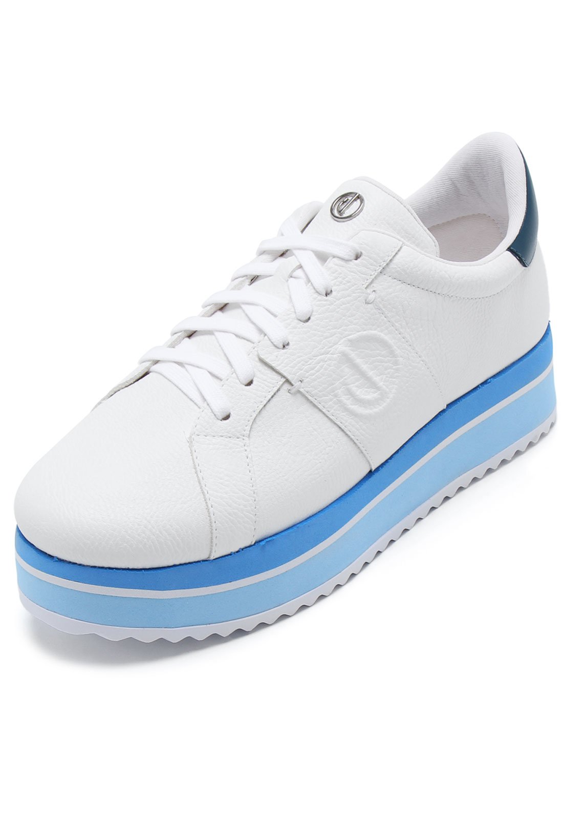 Tênis Dafiti Shoes Listras Branco - Compre Agora