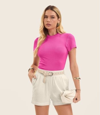 Blusa Feminina Em Ribana Endless Rosa