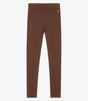 Calça Feminina Legging Ponto Roma Básica Endless Marrom