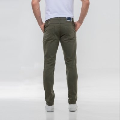 Calça Sarja Basica ER ESTILO RENOVADO Casual e Confortavel com Elastano Verde