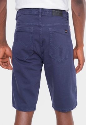 Bermuda Ecko Color Slim Azul