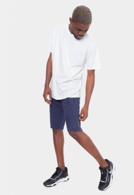 Bermuda Ecko Color Slim Azul