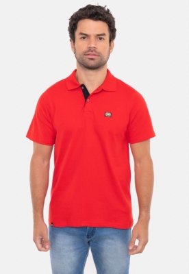 Camisa Polo Ecko Fashion Basic Logo Vermelha Compre Agora Dafiti Brasil