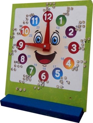 Relógio Educativo Hora Braile Menor preço em Relógio Educativo Hora Braile