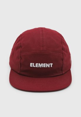 Boné Element Aba Reta Vermelho