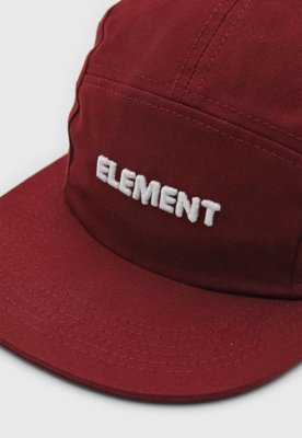Boné Element Aba Reta Vermelho
