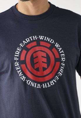 Camiseta Element Reta Logo Azul