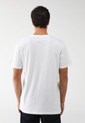 Camiseta Element Reta Logo Off-White