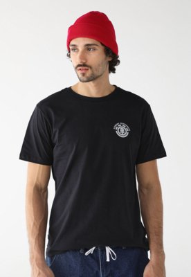 Camiseta Element Reta Logo Preta