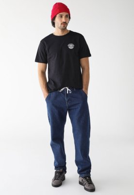 Camiseta Element Reta Logo Preta