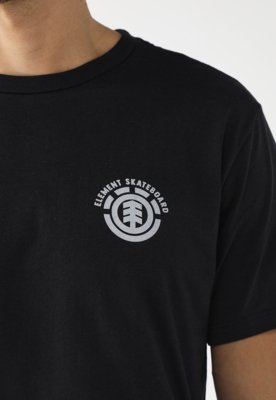 Camiseta Element Reta Logo Preta