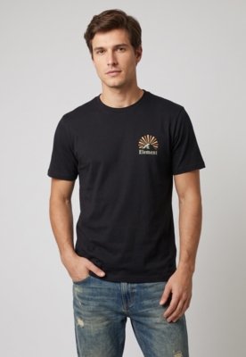 Camiseta Masculina Element Rising Preta