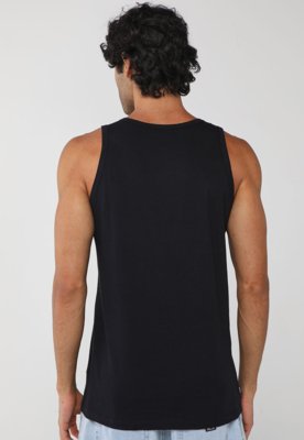 Regata Masculina Element Mini Logo Preta