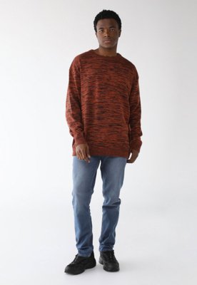 Suéter Tricot Element Reta Lake Laranja