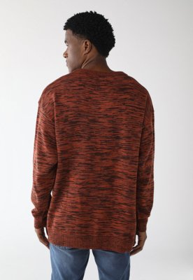 Suéter Tricot Element Reta Lake Laranja