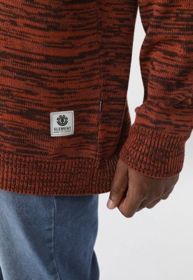 Suéter Tricot Element Reta Lake Laranja