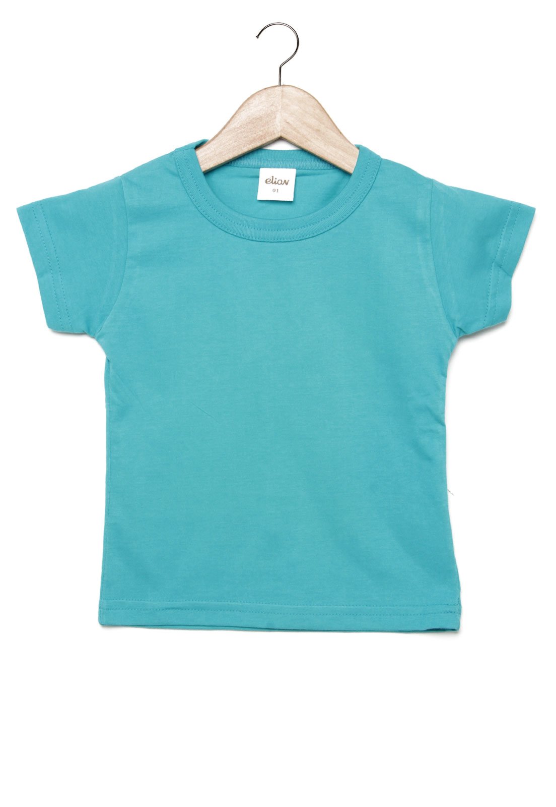 camiseta verde lisa infantil