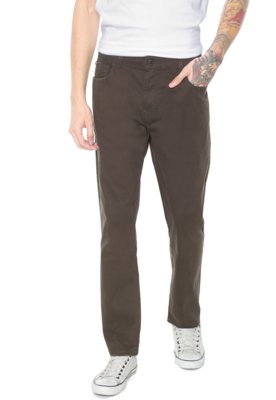 Calça Sarja Ellus 2ND Floor Slim Stefan Verde Menor preço em Calça Sarja Ellus 2ND Floor Slim Stefan Verde