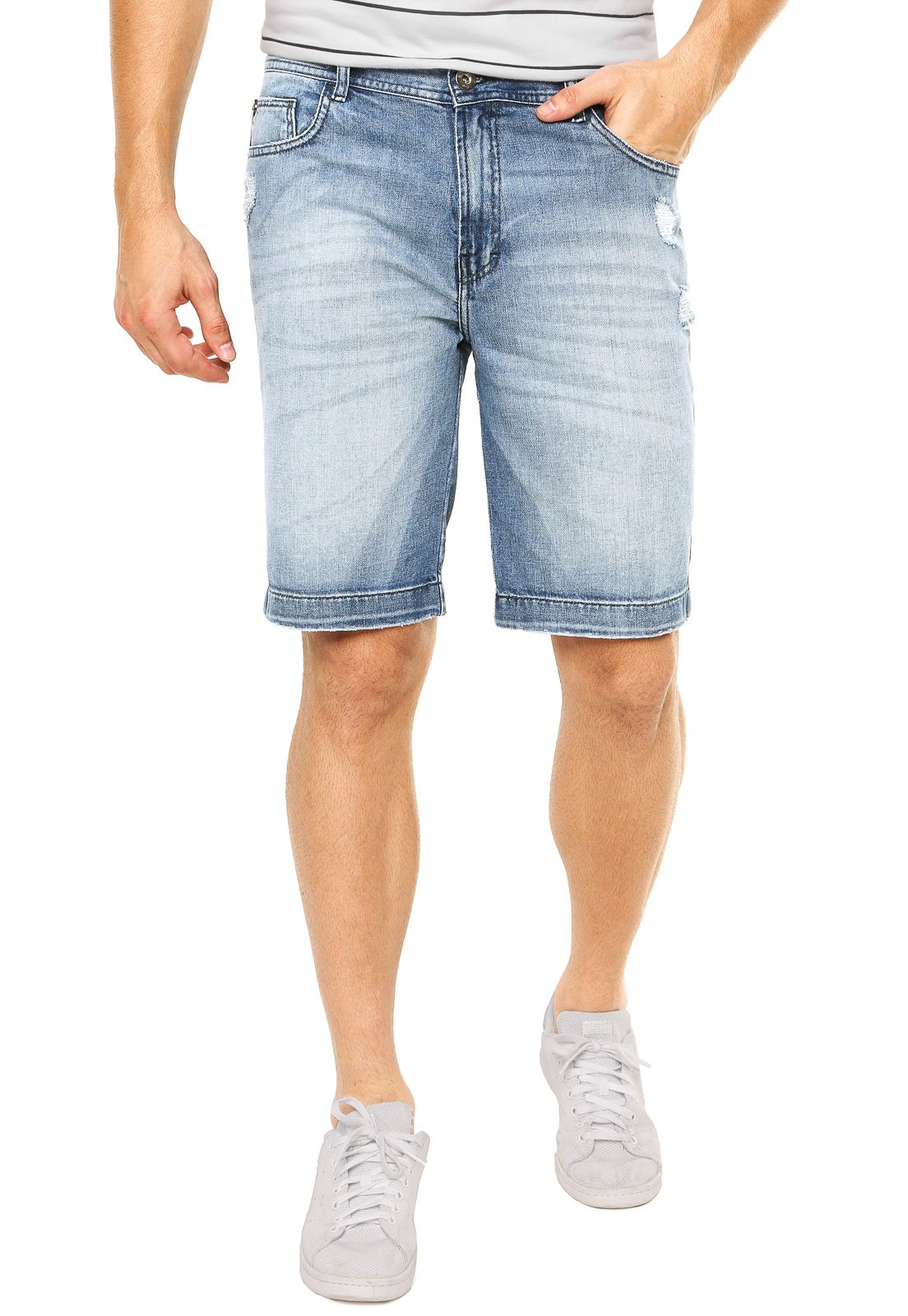 bermuda jeans masculina ellus
