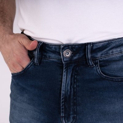 Calça Jeans Ellus 5 Pockets Slim Azul Escuro