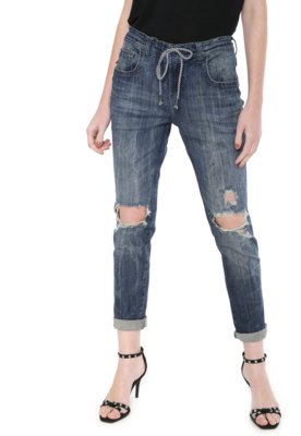 Calça Jeans Ellus Slim Comfort Classic Azul Menor preço em Calça Jeans Ellus Slim Comfort Classic Azul
