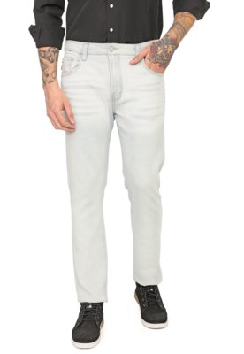Calça Jeans Ellus Slim Delavê Azul Menor preço em Calça Jeans Ellus Slim Delavê Azul
