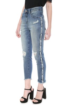 Calça Jeans Ellus Slim Elastic New Azul Menor preço em Calça Jeans Ellus Slim Elastic New Azul