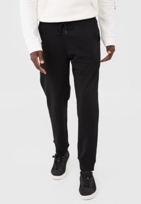 Calça de Moletom Ellus Jogger Amarração Preta Menor preço em Calça de Moletom Ellus Jogger Amarração Preta