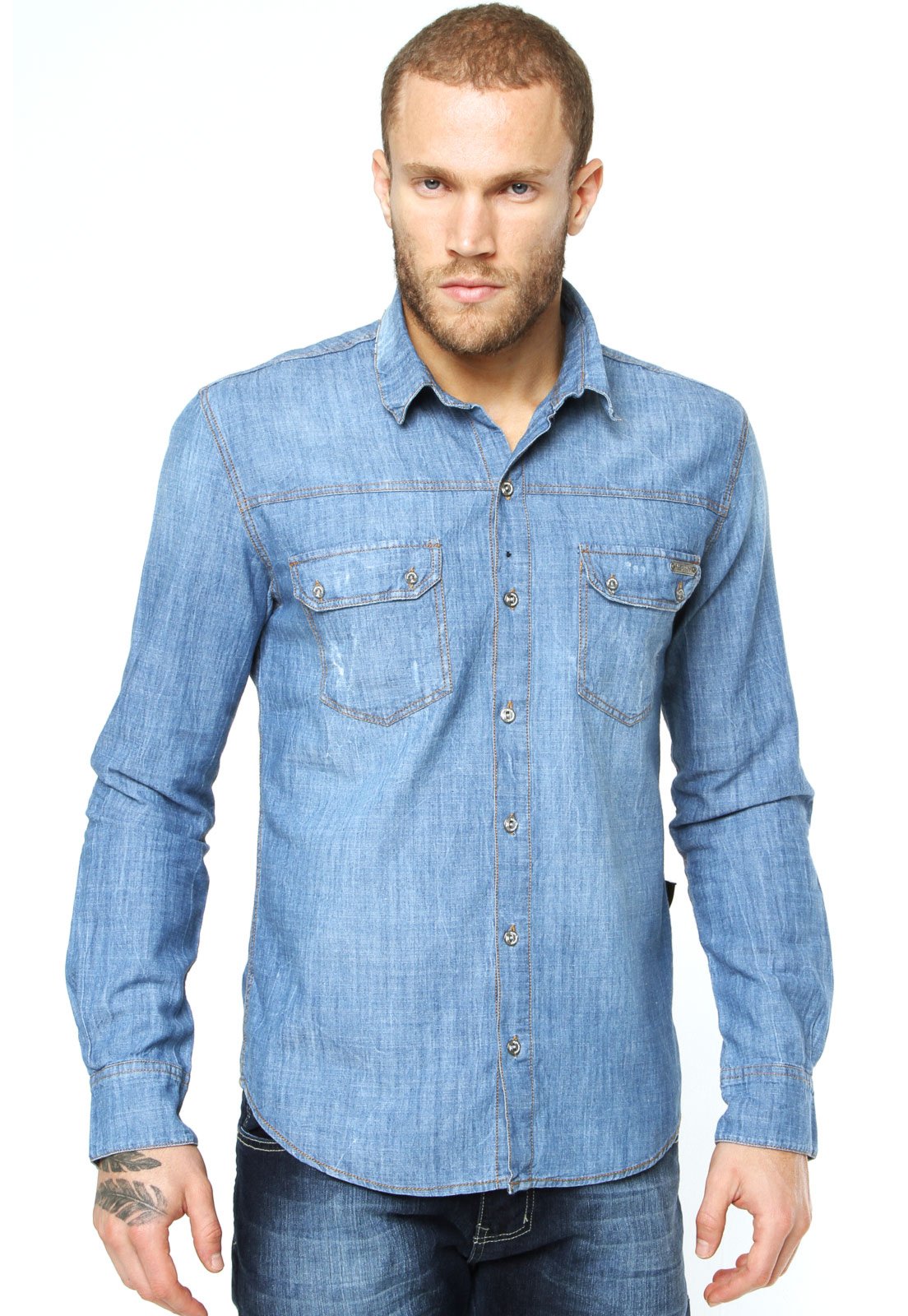 camisa jeans ellus