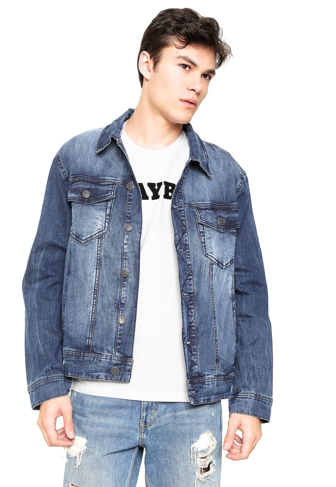 jaqueta jeans ellus masculina
