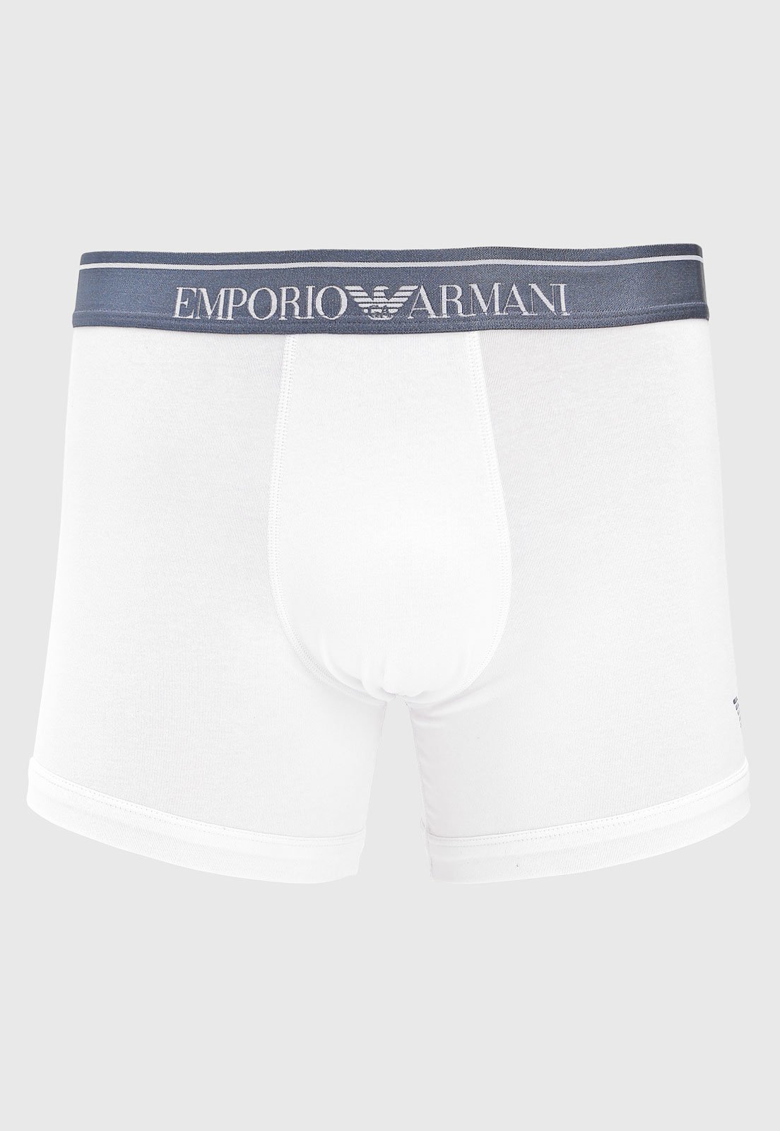 Cueca Emporio Armani Underwear Boxer Logo Branca - Compre Agora