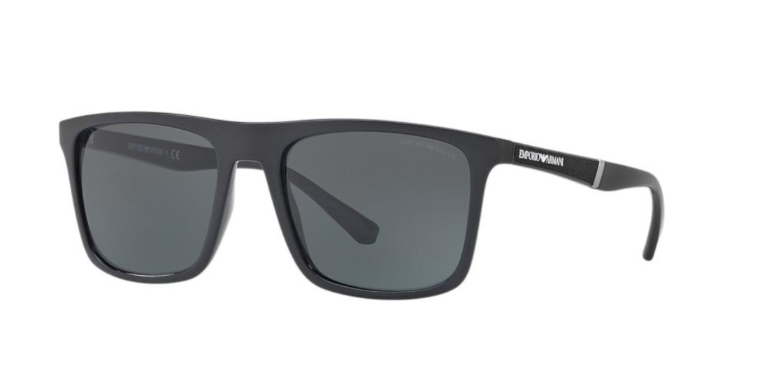 culos de Sol Emp rio Armani Quadrado EA4097 Masculino Preto